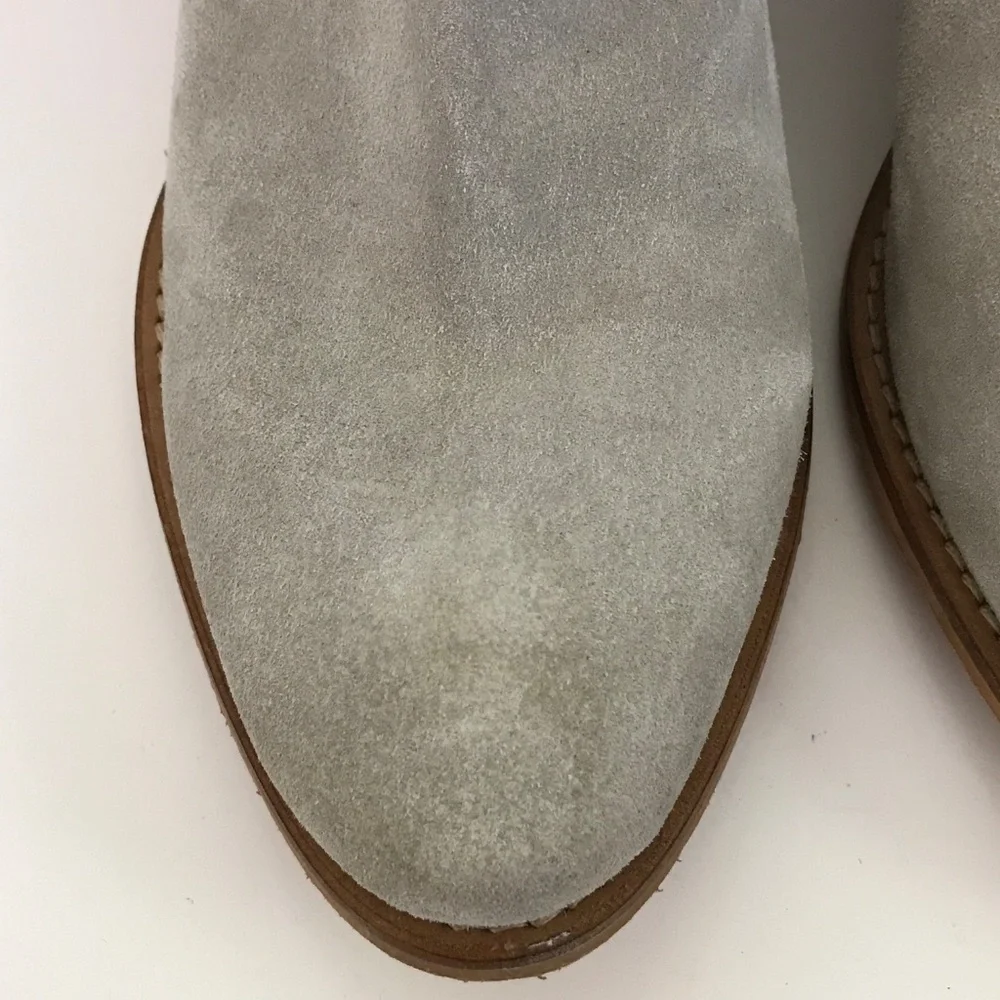 REBELS Suede Fringe Trim Ankle Boots Chelsea Women’s Size 8